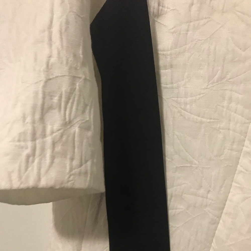 Zara Basic Collection White Fall/Spring Coat - image 6